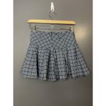 Forever 21 Skirt Womens Small Blue Black Plaid Mini Skater Flared High Waist Photo 2