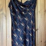 Victoria's Secret Victoria’s Secret Forest Fairy Printed Satin Mini Slip Dress Size Small Photo 9