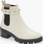 Karl Lagerfeld Paris Porshay Lug Sole Boots in Bone/White, Size 8 NEW $189 Photo 10
