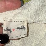 Lovely Melody women’s size large ivory button v Photo 6