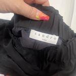 Sandro Sz 1  Paris Women's Bell Bottoms Flared Printed 100% Silk Floral Pants Photo 10