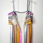 Veronica Beard  Ivanna Sequin Stripe Midi Dress Size 6 NWOT Photo 6