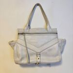 Botkier Trigger Leather Satchel Shoulder Bag Purse Multi Compartment Gold Studs Photo 2