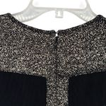 Shoshanna  Midnight Sparkly Gold and Black Bodycon Maxi Dress Gown Photo 9