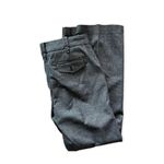 Talbots Womens  Signature Flare Charcoal Gray Plaid Dress Pants - Sz 4 Photo 1