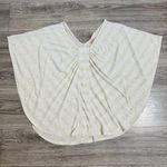 Canyon River Blues  Women Light Tan Stripped Dolman Relaxed Fit Pull Over Top L Photo 7