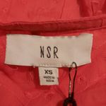 Nsr Kailani Dress Women's XS Extra Small Red Short Sleeve Tiered Ruffle Casual Photo 8