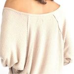 Free People  Santa Clara Thermal in Alabaster Size Small Photo 3