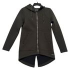 Betsey Johnson Performance Hi-Low Hem Hooded Neoprene Jacket Size XS Gorpcore Photo 1