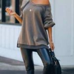 VICI Fairfax Cotton Blend Distressed Pullover Photo 1