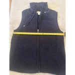 cj banks  Size X Black Sleeveless Sweater Vest Full Front Zipper‎ Photo 3