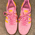 Adidas  Women's Vibrant Pink and Yellow Sneakers Photo 0