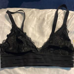 Free People  black lace bra NWT Photo 0