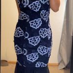Speechless Blue Floral Mermaid Dress Photo 0