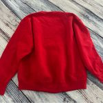 Vintage Embroidered Athletic Red Graphic Women's Crewneck Sweater Size XL Photo 4