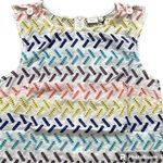 ONIA Marina Mini Dress Geo Stitch Photo 4