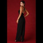 NIKIBIKI New Black Multi Strap Wide Leg Jumsuit Photo 1