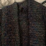 NYDJ  open front cardigan size Medium long cool colors pockets Photo 1