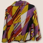 Carole Little Sz XL Jacket 3/4 Sleeve Hook & Eye Multi Pockets Stretch Lined Photo 5