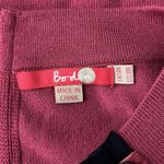 Boden Dress Womens 10 Fuchsia Pink Beaded Knit Sweater Dress Classic Preppy Photo 6