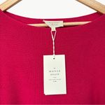Sézane NWT  Clément Jumper Merino Wool Cotton Sweater | Sz Small | Fuchsia Pink Photo 6
