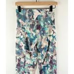 Spanx Womens Pants Green Painted Camo Leggings Elastic Waist Stretch Size Medium Photo 7