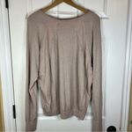 We The Free We‎ the Free Oversized Waffle Thermal Santa Clara Long Sleeve VNeck Top Medium Photo 4