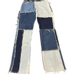 Jaded London  Women's‎ Patchwork Denim Distressed Boyfriend Fit Jean Size 26 Photo 0