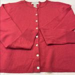 Covington  Red Cashmere Sweater Photo 3