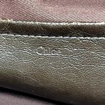 Chloé CHLOE ECLIPSE Logo Chocolate Brown Shoulder Bag with Exterior Zipper Pockets Photo 7