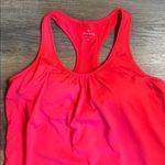 Athleta  Tinker Pink Racerback Tank Top Drawstring Hem Built in Sports Bra XL Photo 1