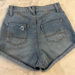 Roxy  Women’s Retro Surf Button Fly High Rise Denim Shorts 24 EUC Photo 2