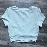 Offline by Short Sleeve V Neck Cropped Ribbed Spandex Tee SZ S Aerie Shirt Photo 4