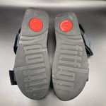 FitFlop  Mina Textured Back Strap Sandals‎ Blue Black Size 10 Photo 4