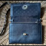 Tory Burch  Black Leather Crossbody Bag with Silver Hardware Photo 2