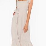 Show Me Your Mumu NWT Claire Midi Dress In Show Me The Ring Crisp Size XS Photo 0