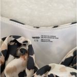 Aerie Leopard Print Wrap One Piece Full Coverage Swimsuit, Size Large Photo 2