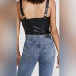 BB Dakota Steve Madden Booked and Bossy Bodysuit Black Vegan Leather NWOT Size M Size M Photo 1