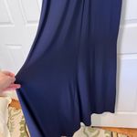 MORGAN & CO formal dress navy with sequins size 5 / 6 Blue Photo 6