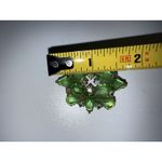 Vintage Juliana D&E ? Shades of‎ Green Glass Navettes Pin Brooch Gold Photo 1