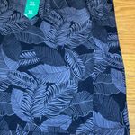 Hang Ten  Black and Gray Leaf Print Shirt, XL, NWT Photo 3