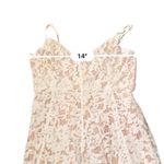 Lulus  One Wish Lace Dress Women's Medium White Handkerchief Hem Spaghetti Strap Photo 9