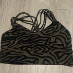 Lorna Jane  Black and Brown Strappy Sports Bra Photo 0