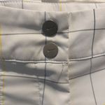 Nike Dri-Fit Golf Long Knee Shorts Stretch Windowpane Plaid Multi White 8 Photo 3