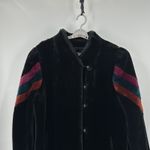 Vintage faux fur color block long line coat 80s 70s heavy lined glam size l Size L Photo 2