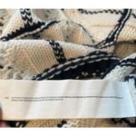 MINKPINK  Black‎ and White Cotton Open Knit Pullover Sweater Size Medium NWT Photo 4