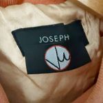 Joseph  | Luxury Satin Bomber Jacket Coral Peach Butterfly Appliqué | 38, Medium Photo 3