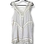 Cupshe  women’s small medium pullover ivory off white cover up beach resort wear Photo 1