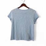 Liz Claiborne Light Blue and White Striped Top Photo 3