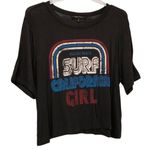 Raggs II Riches  MALIBU BEACH SURF CALIFORNIA GIRL crop‎ soft tee Photo 0